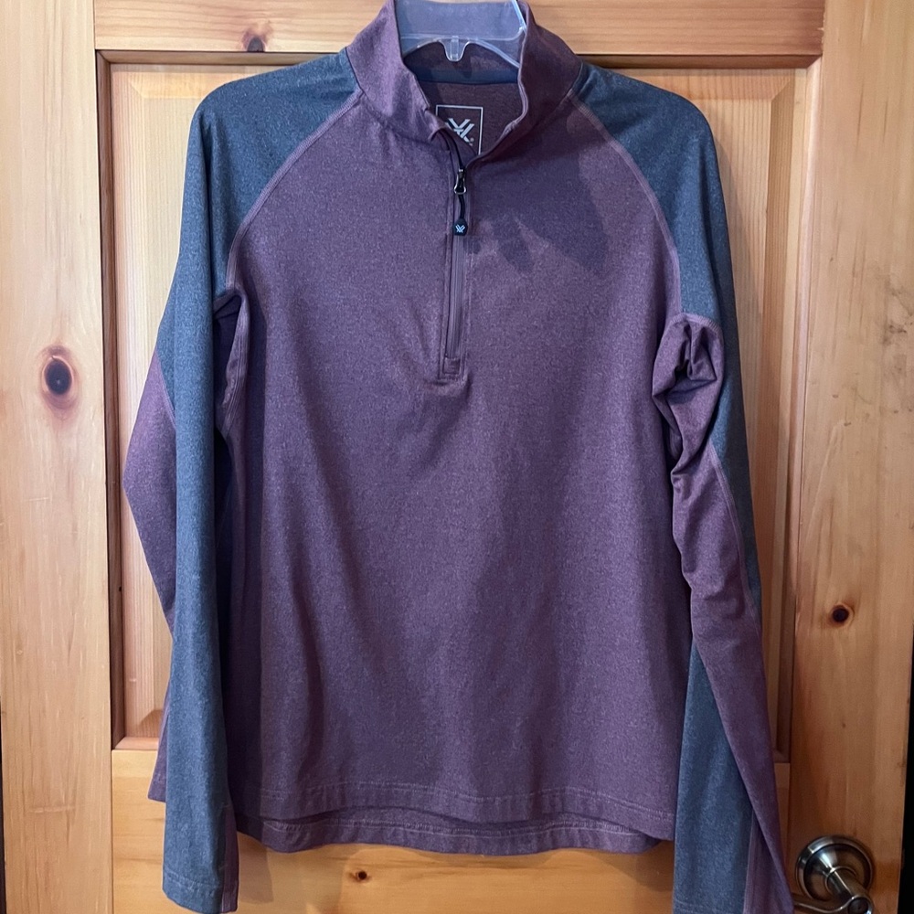 Vortex quarter zip performance shirt